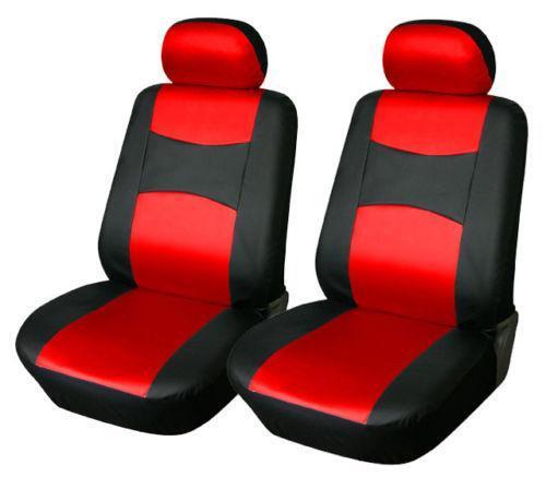 Red Leather Seat Covers | eBay