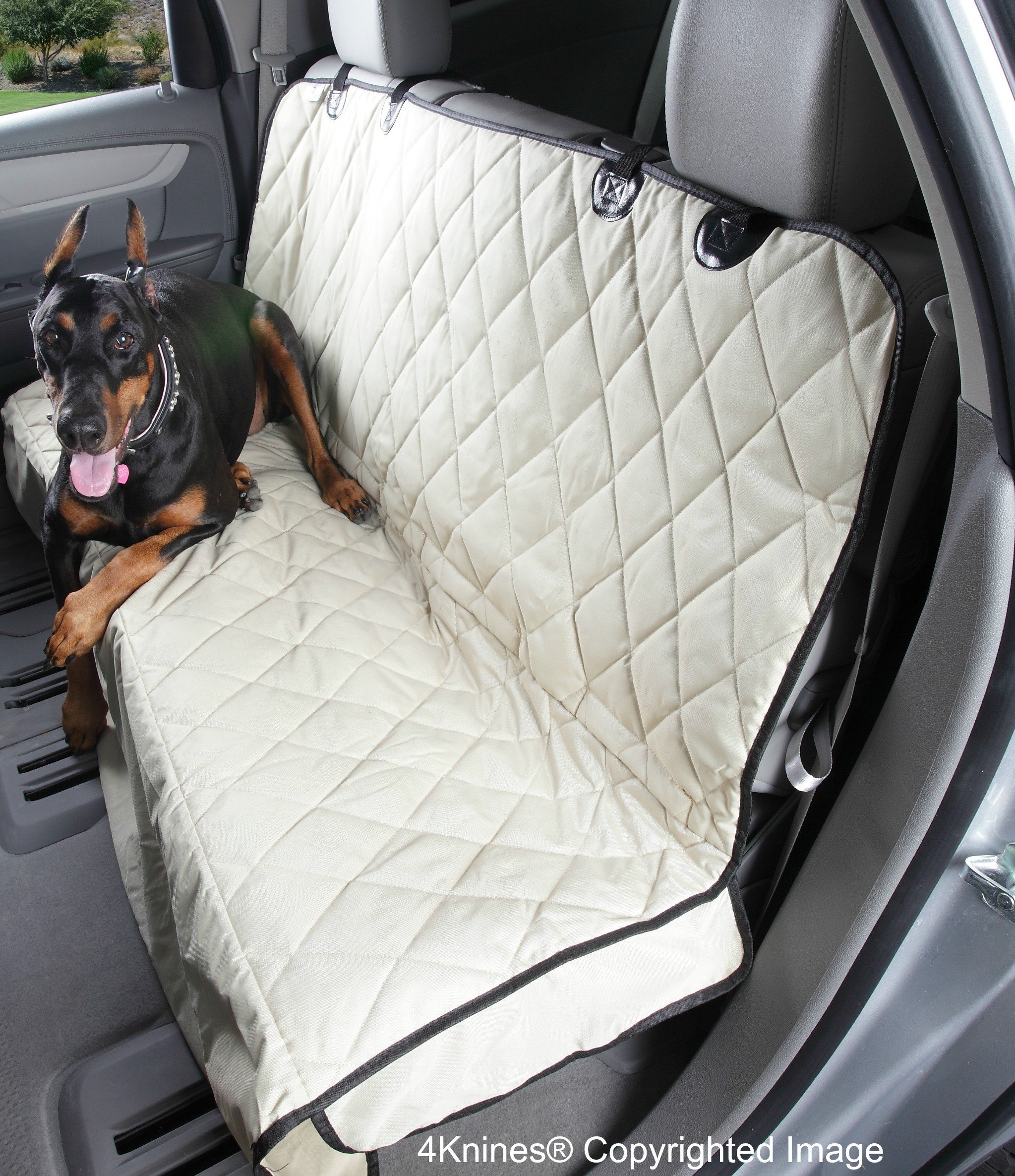 4Knines Dog Seat Cover with Hammock for Cars, Trucks and SUVs - USA