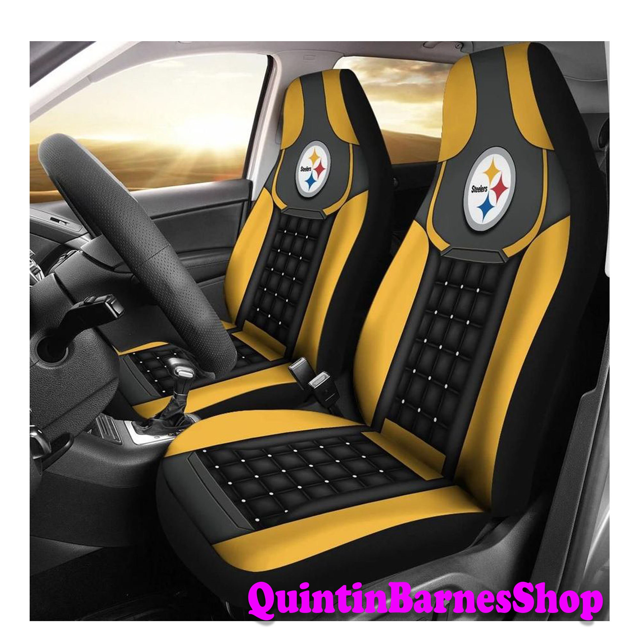 Pittsburgh Steelers Car Seat Covers NFL Car Seat cover Gifts | Etsy