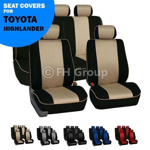 Toyota Highlander Seat Covers | eBay