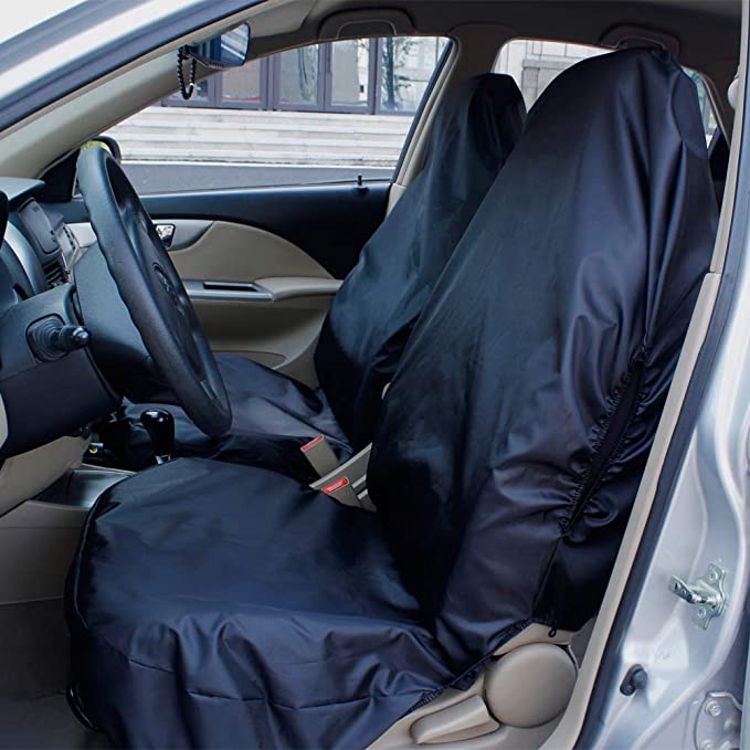 AUTO HIGH Waterproof Car Seat Covers Set Black, Universal, Heavy Duty