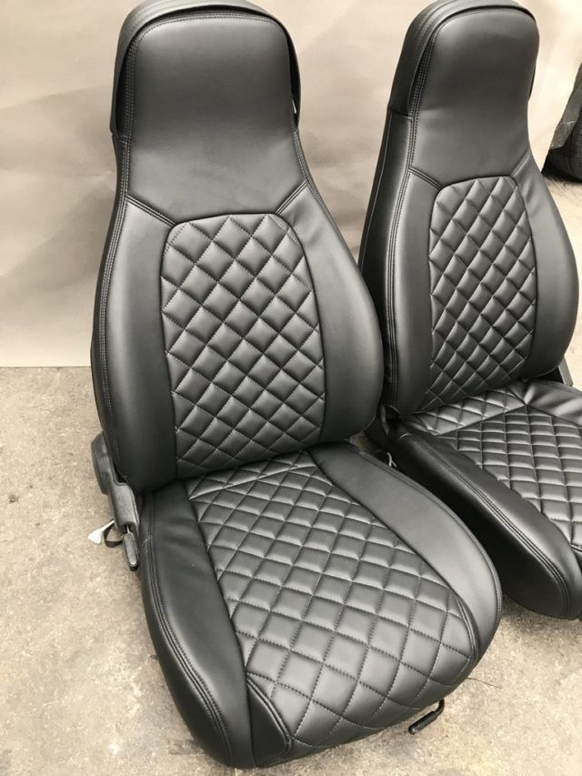 CarbonMiata Quilted Seat Covers for NA (Set of 2) | Mazda Miata MX-5