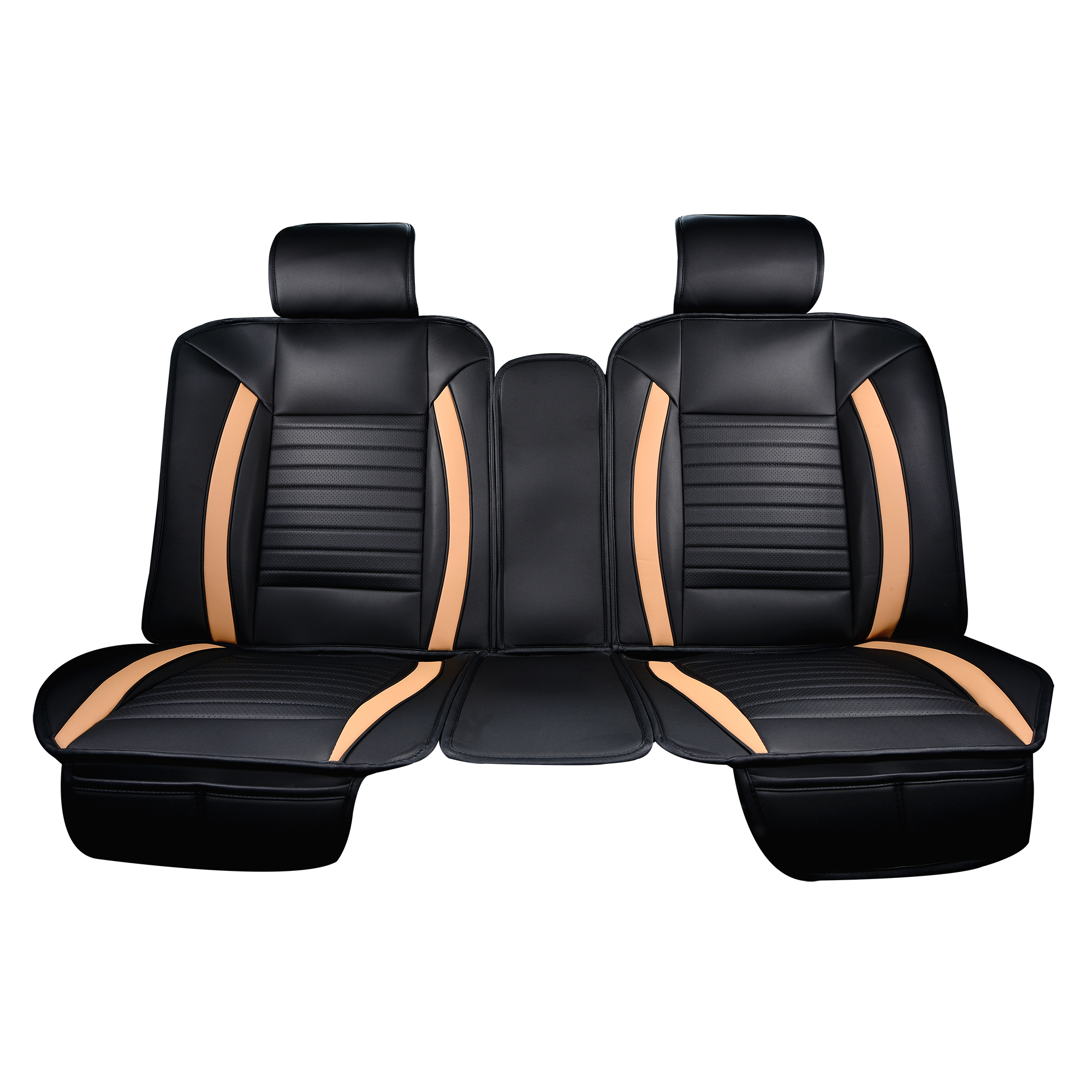 Luxury Series Tan Car Rear Seat Cover | Auto Seat Covers | Masque