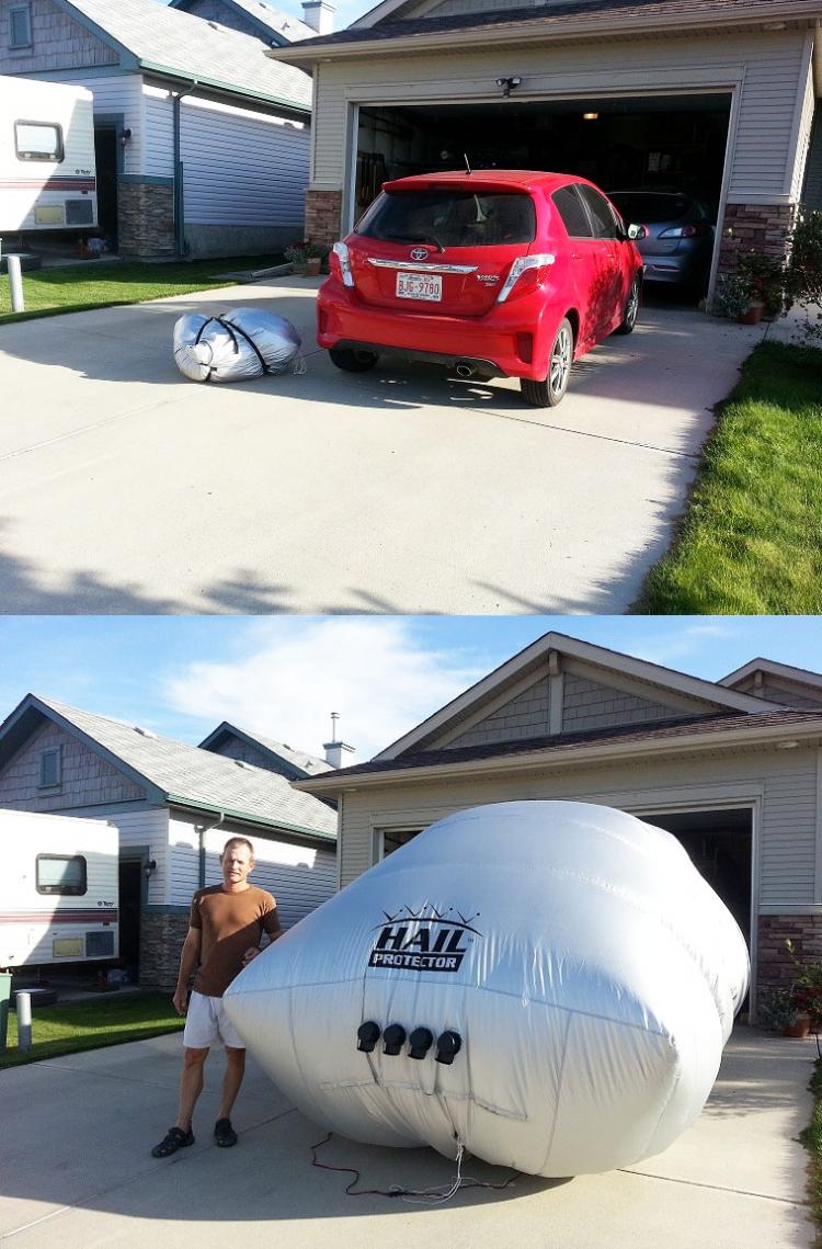 Inflatable Hail Protector For Your Car or Truck