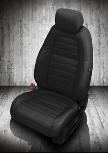 2017 -> 2021 Honda CRV CR-V LX Black Factory Style Leather Seat Covers
