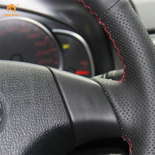 1 set DIY Black Leather Steering Wheel Cover for Mazda 3 Axela Mazda 5