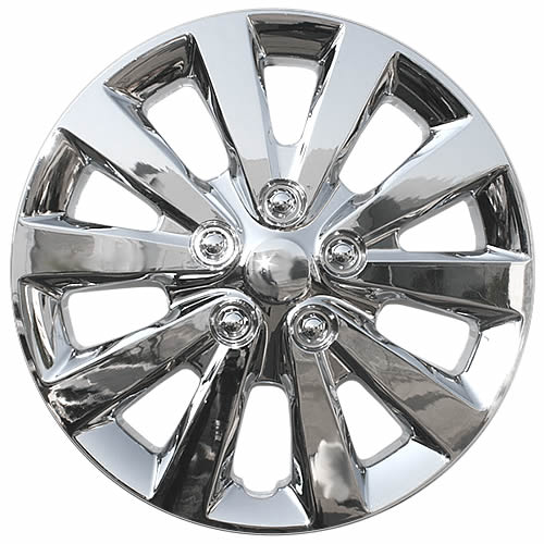 2013-2017 Nissan Sentra Hubcaps Replica 16 in Chrome Wheelcover