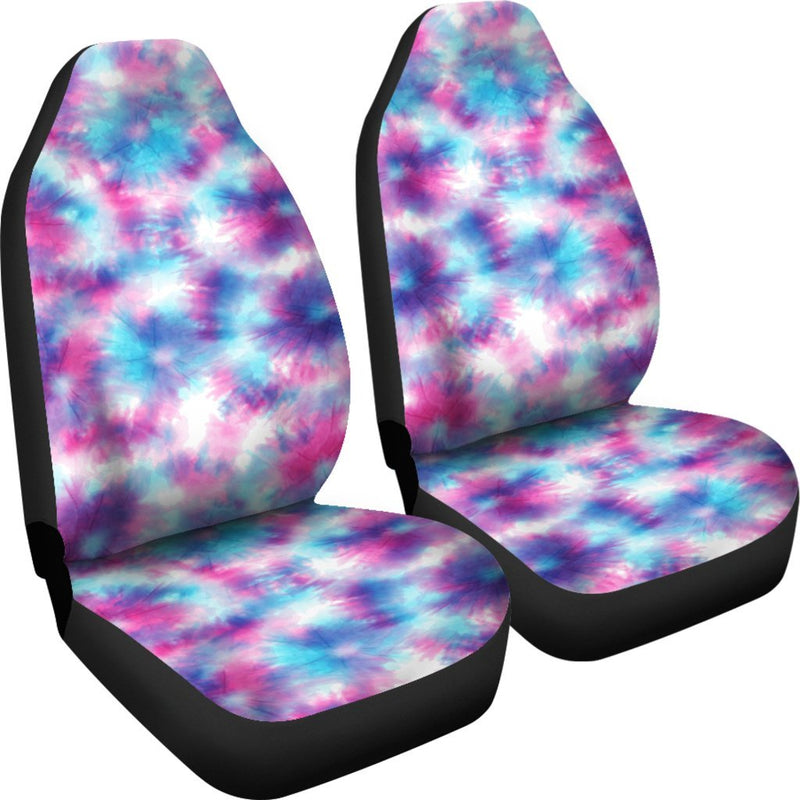 Tie Dye Blue Pink Universal Fit Car Seat Covers - JorJune