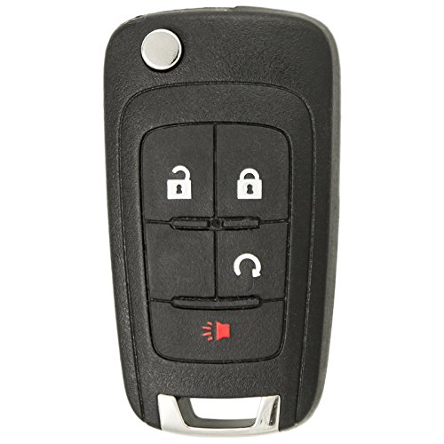 Folding Flip Replacement Key Fob Case Fits For GM Chevrolet Chevy