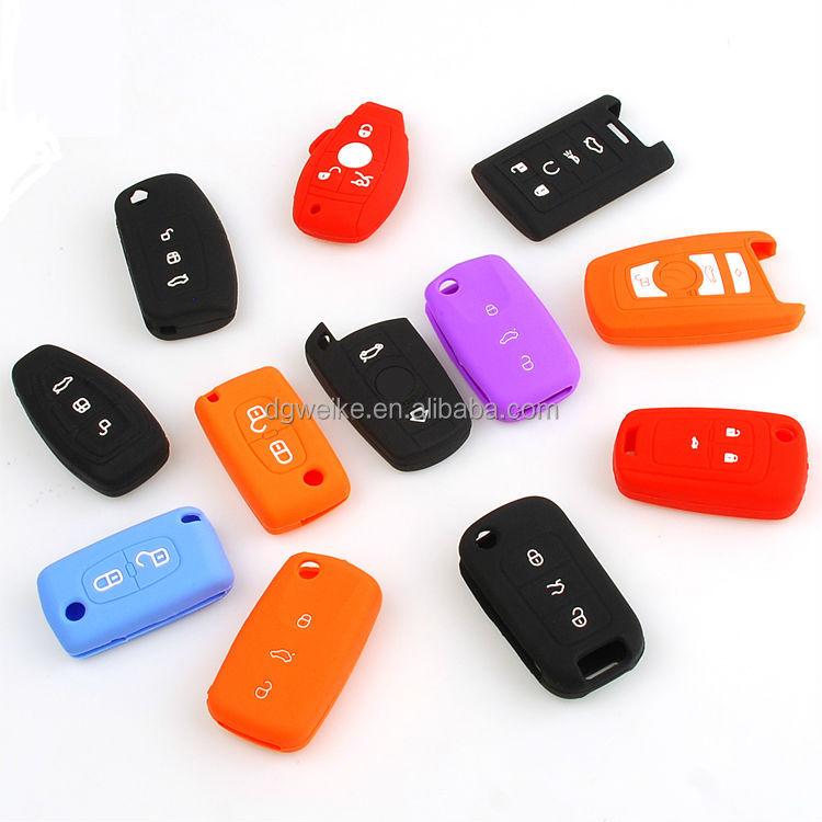 Customized Protective Silicone Car Remote Key Fob Covers&skin,Wholesale