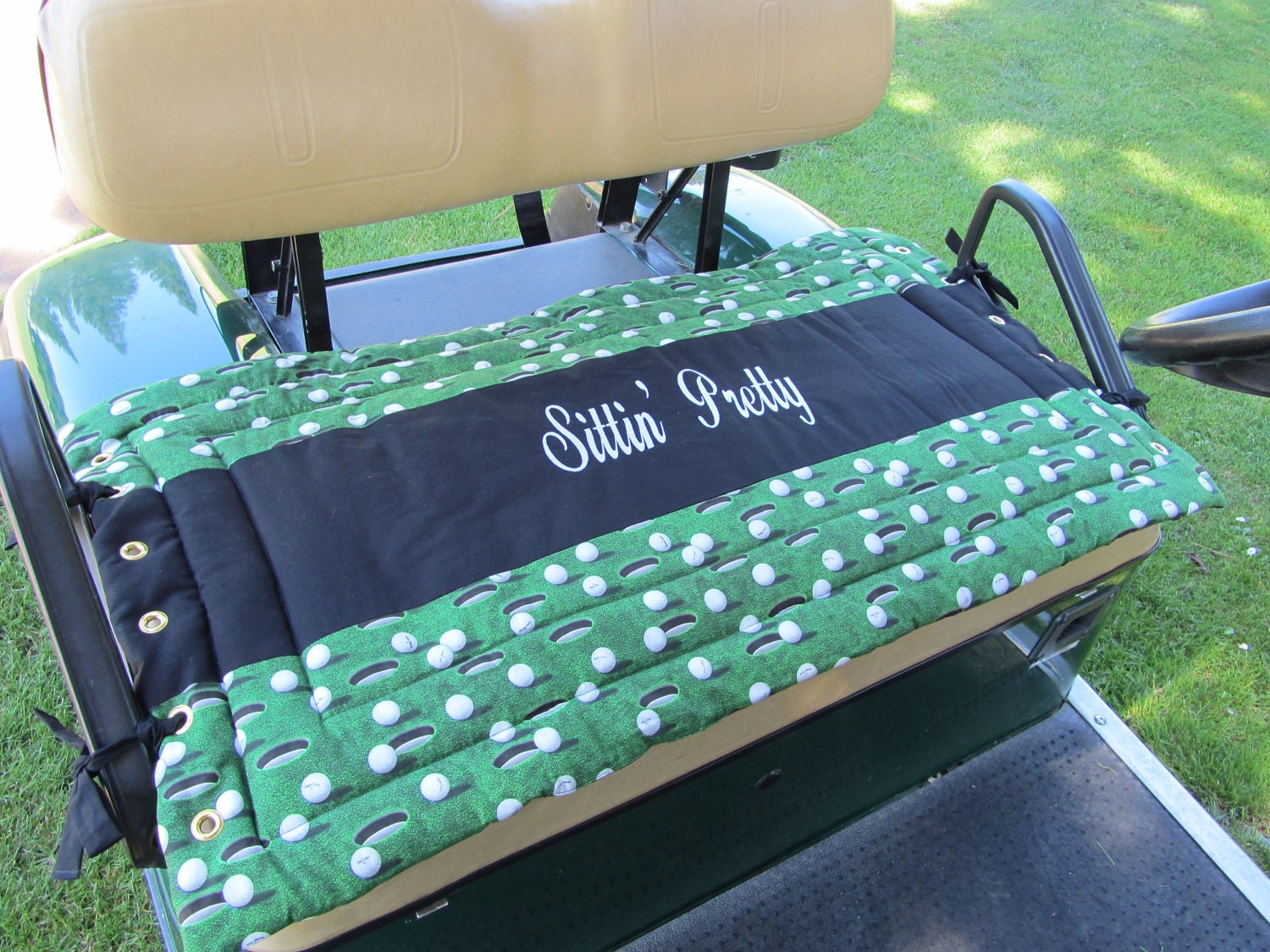 Golf Cart Seat Cover by Sittinprettycovers on Etsy