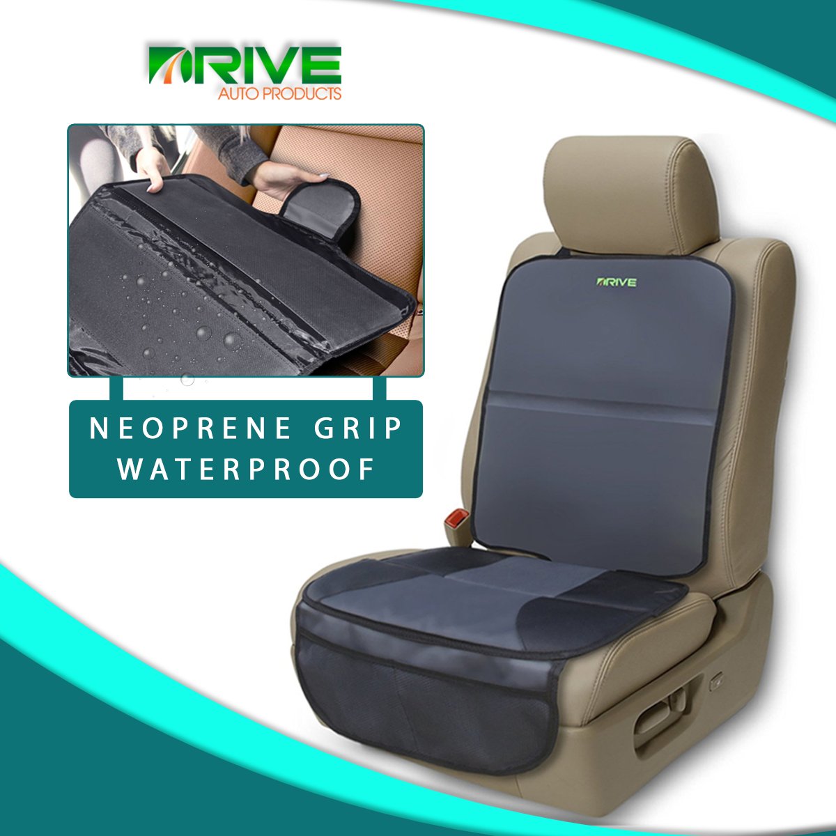 Car Seat Protector by Drive Auto Products - Best Protection for Child