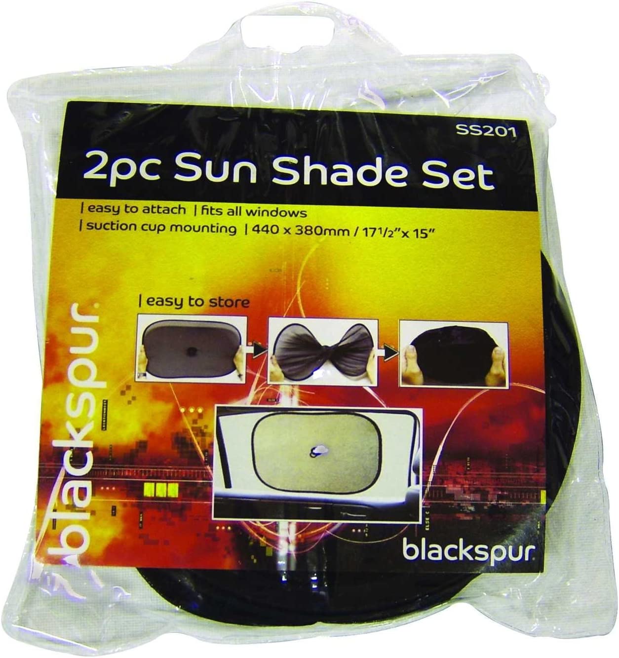 Car Window Sun Shade Pack Of 2: Amazon.co.uk: Kitchen & Home