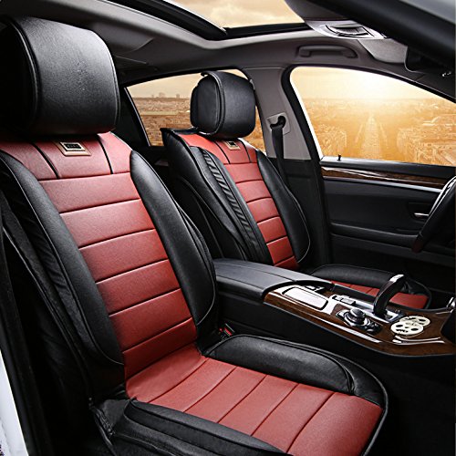 Oroyal Universal Fit Luxurious and Stylish PU Car Seat Covers Set (Fits