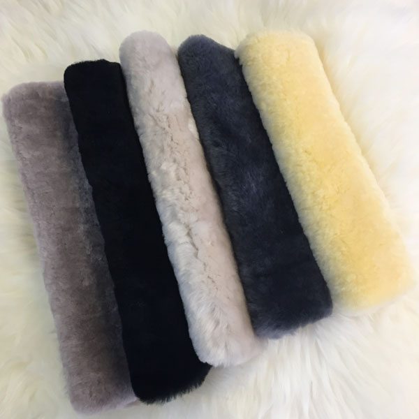 Sheepskin Seat Belt Covers - Eagle Wools - Australian Made Products