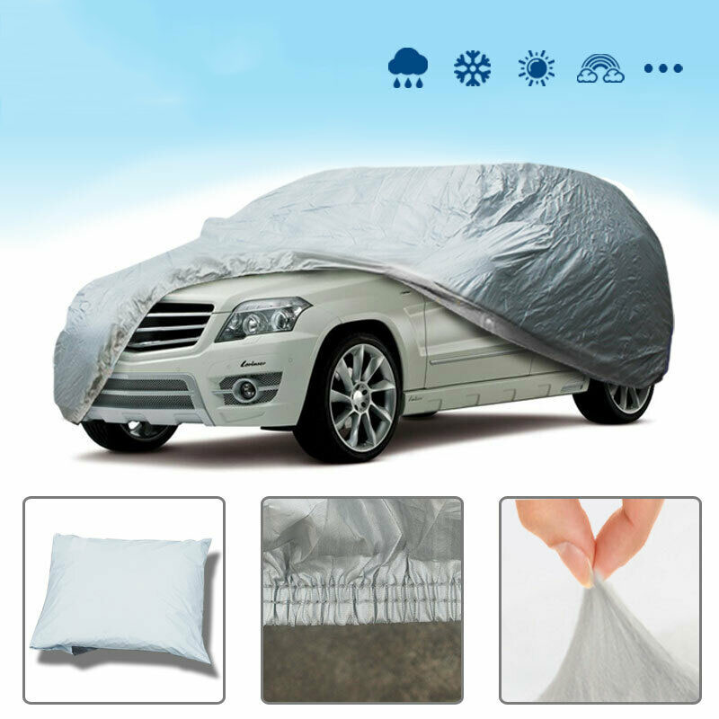 Full Car Cover Sun UV Heat Dust Sunscreen Snow Resistant All Weather