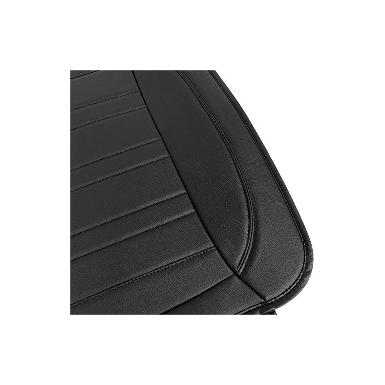 Motor Trend Black Universal Car Seat Cushions, Front Seat 2-Pack