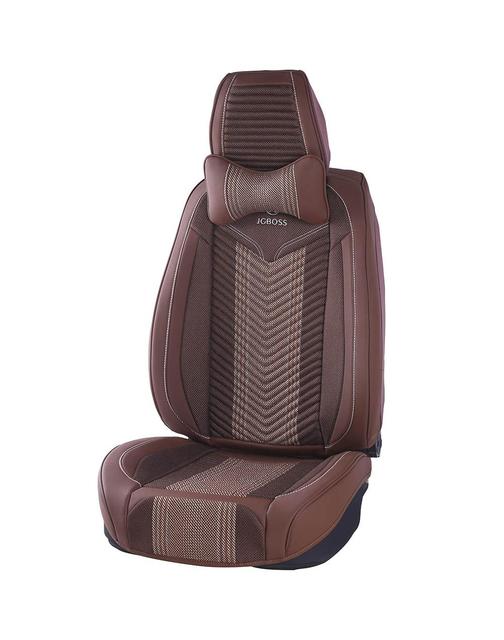Fiber Linen Materials 5pcs artificial leather Auto Car Seat Covers