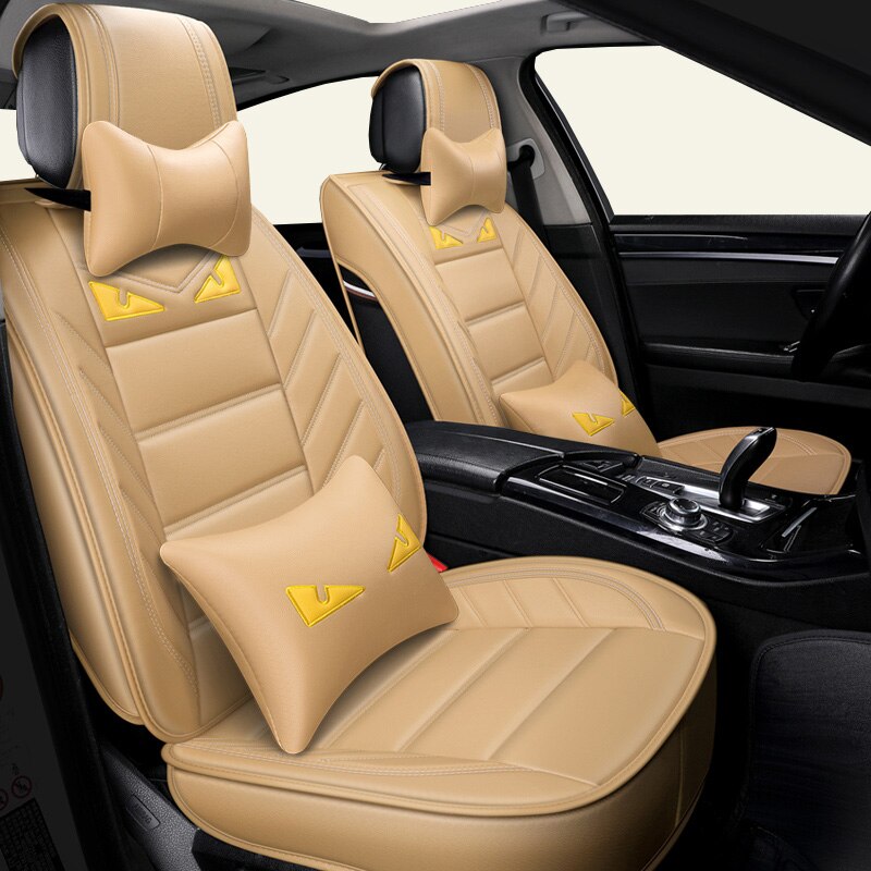 High quality Cartoon PU Leather car seat covers For Honda crosstour crv