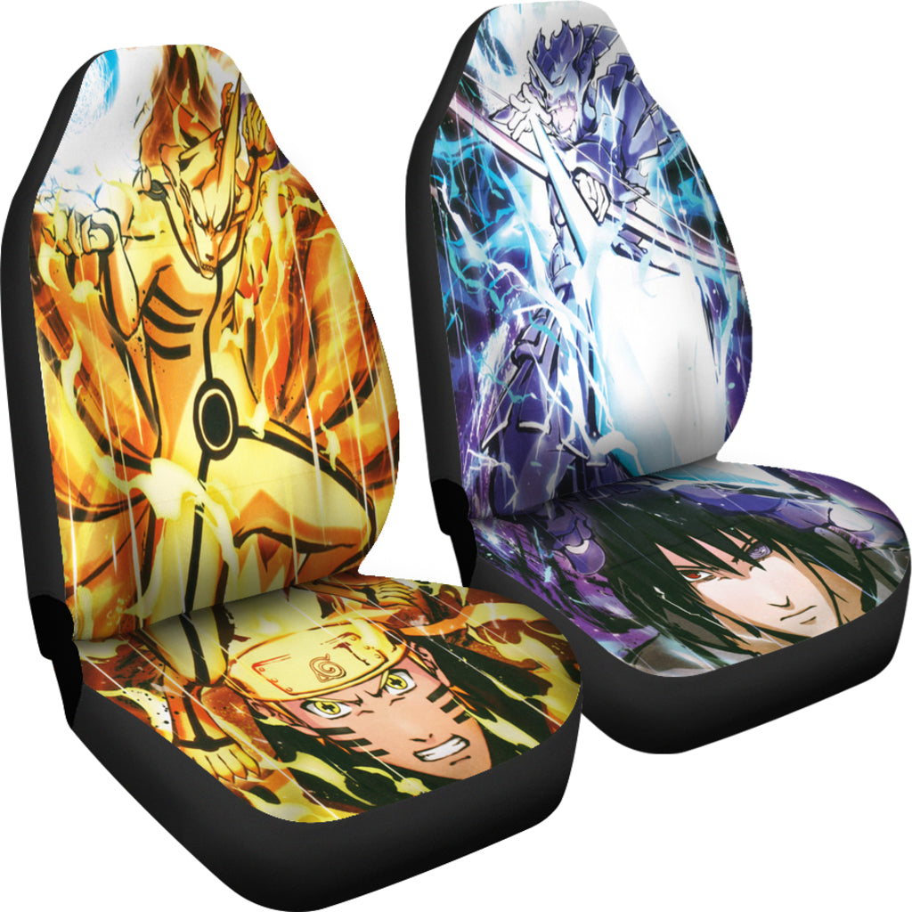 Naruto vs Sasuke Car Seat Covers - Amazing Best Gift Idea