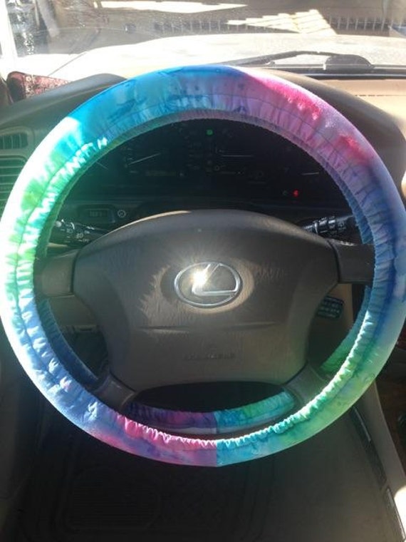 Tie-Dye Steering Wheel Cover