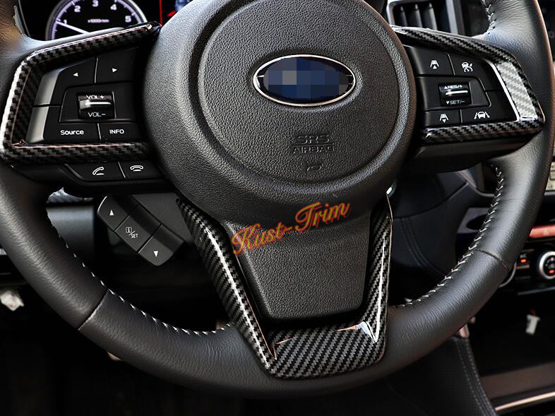 For Subaru Crosstrek XV 2018-2020 Carbon fiber style Steering Wheel