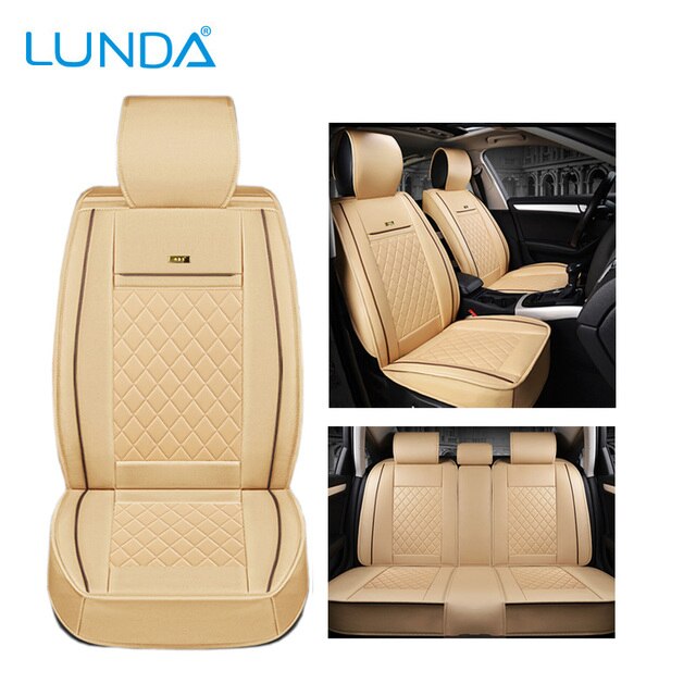 Aliexpress.com : Buy ( Front + Rear ) Luxury Leather car seat covers