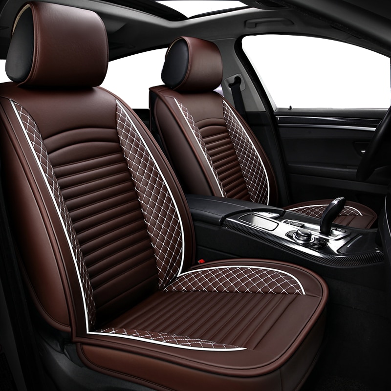 ( Front + Rear ) PU Leather car seat covers for Honda CIVIC 8 9 eg ek