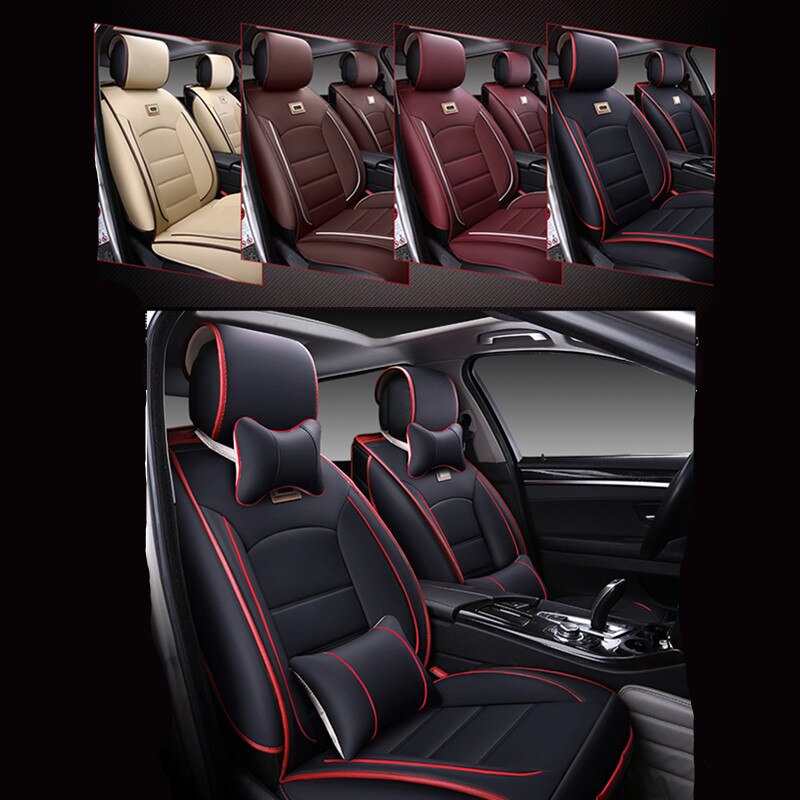 pu leather four seasons leather almofada car Seat Covers for honda