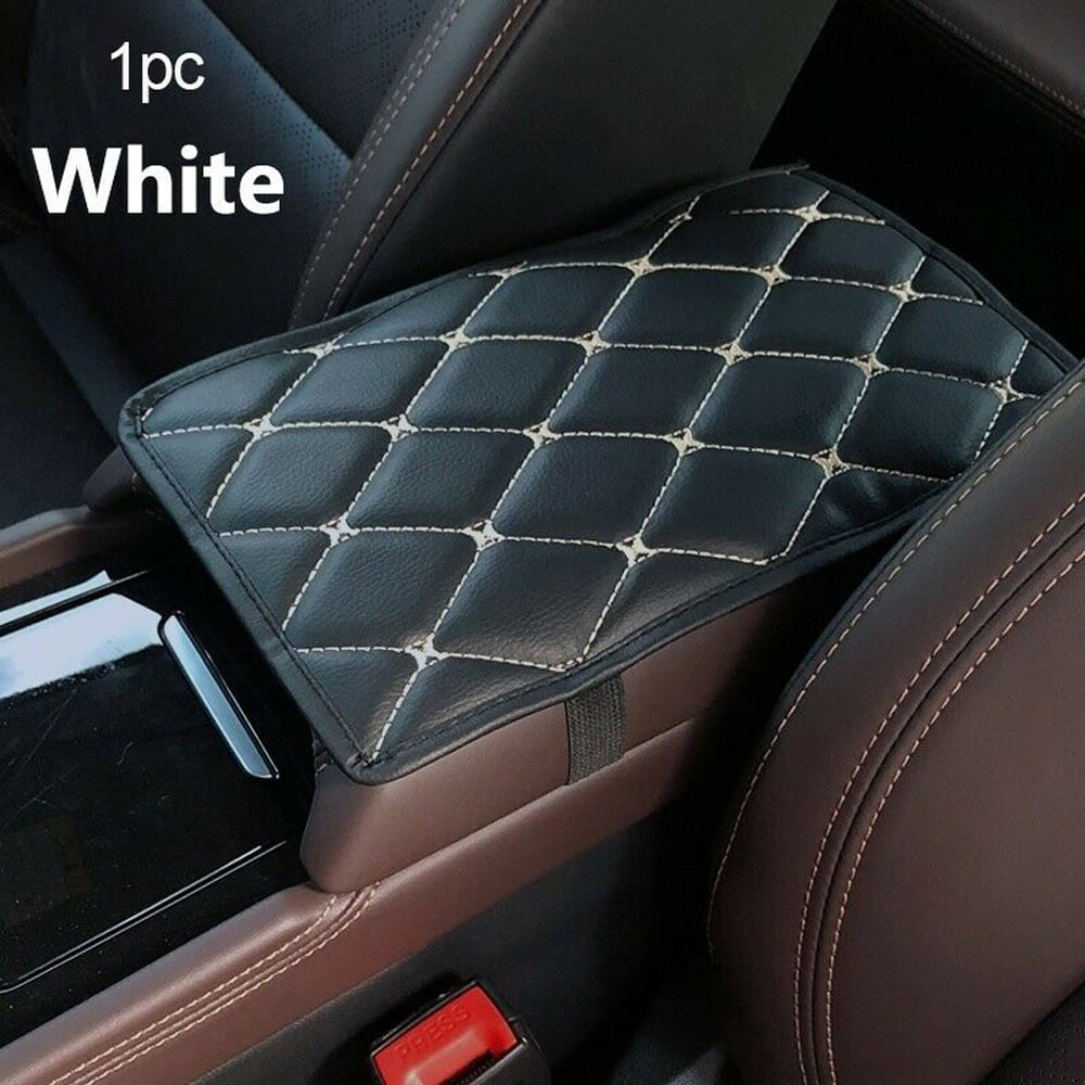 Car Armrest Pad Cover Auto Center Console Box Cushion Mat Leather