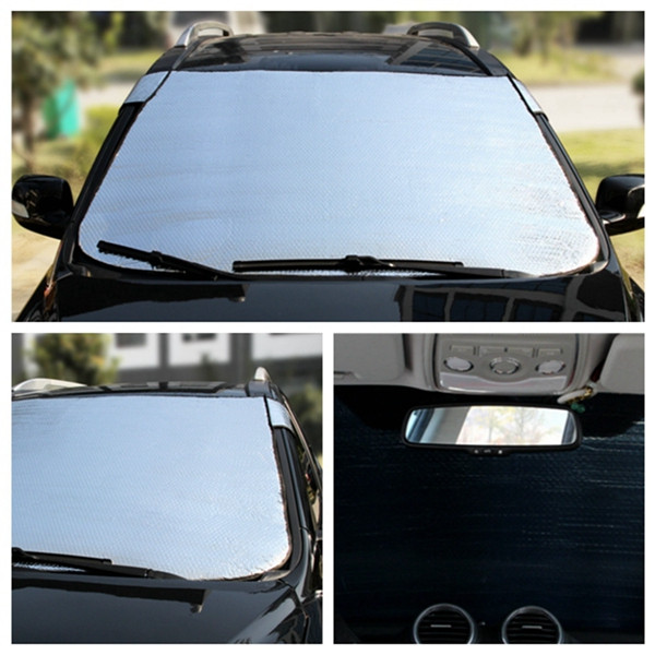 Car Front Window Cover : Foldable Car Sun Umbrella-Block Heat UV