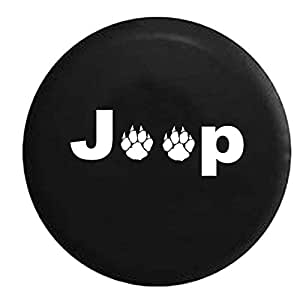 Amazon.com: Jeep Wild Animal Paw Prints Spare Tire Cover OEM Vinyl