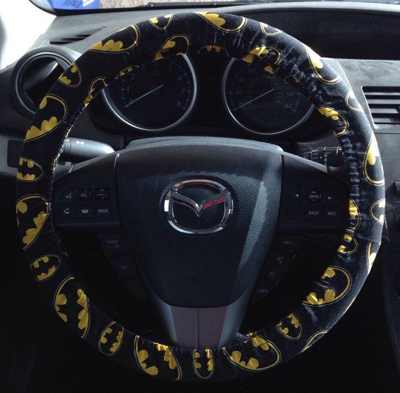 Batman Steering Wheel Cover | Wheel cover, Steering wheel, Steering