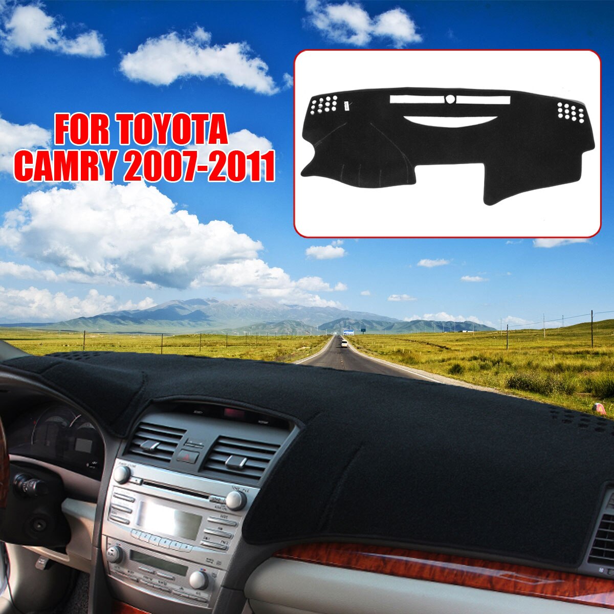For Toyota Camry 2007 2008 2009 2010 2011 Dashboard Cover